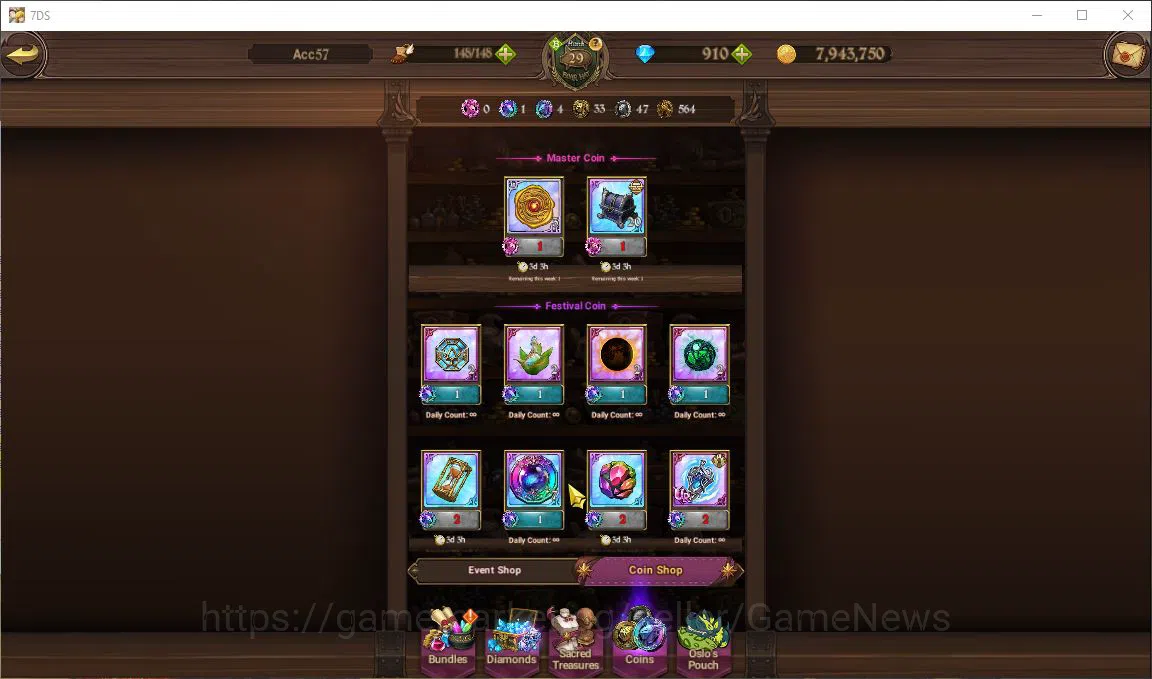 The Seven Deadly Sins: Grand Cross Accounts Global |1,1M CC| Starter Ch 5 | 910+1 Seventh Spri image 10