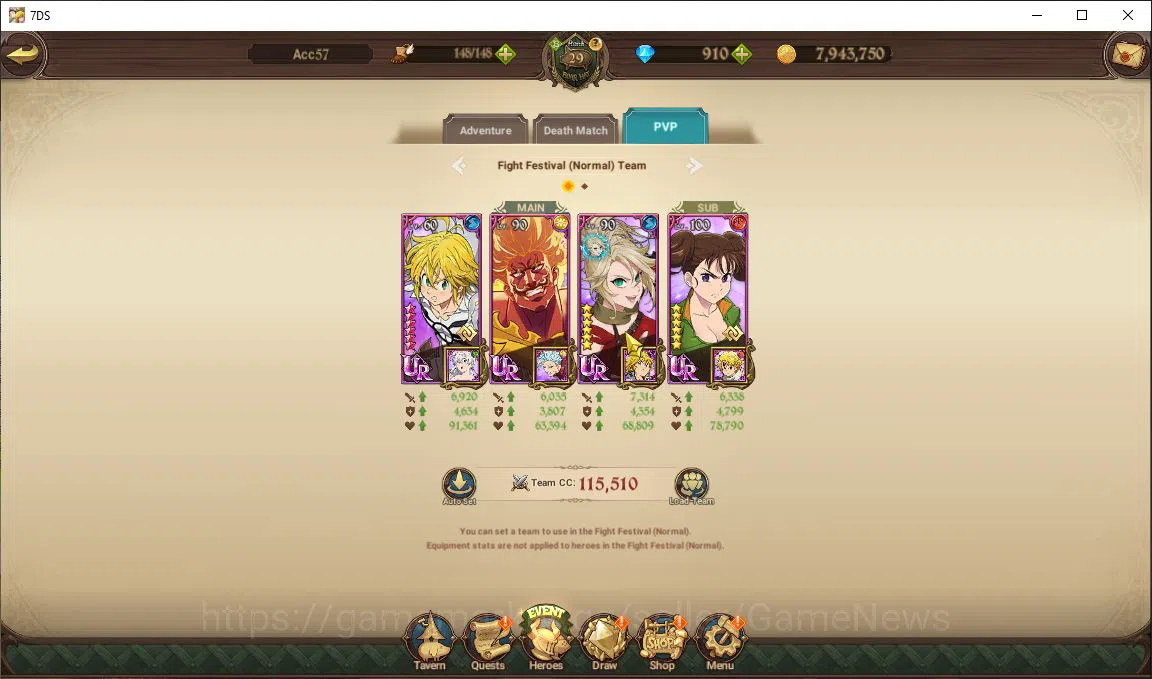 The Seven Deadly Sins: Grand Cross Accounts Global |1,1M CC| Starter Ch 5 | 910+1 Seventh Spri image 7
