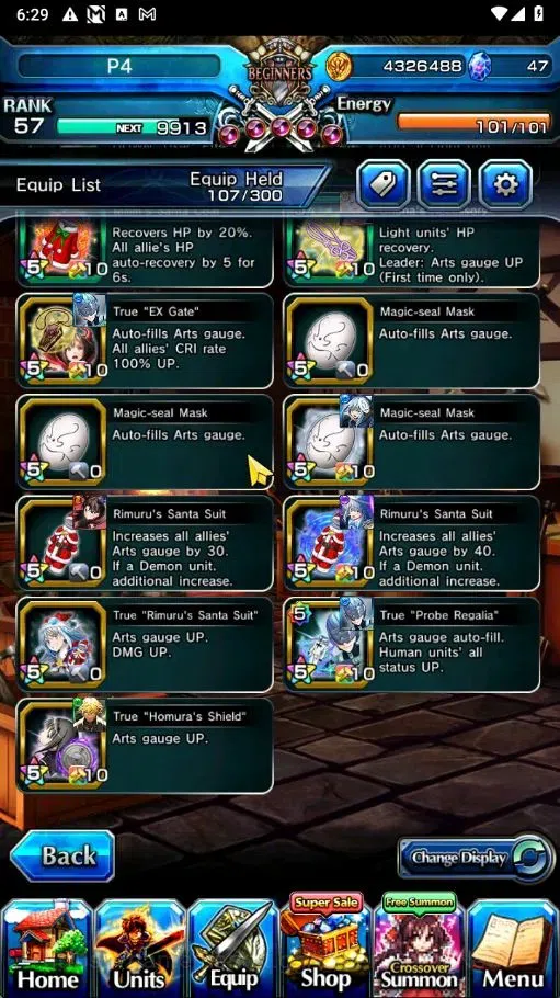 Grand Summoners Accounts Global|Rank 57|12 Ascend+3 TW|[Inumuta,RR Rimuru,S image 14