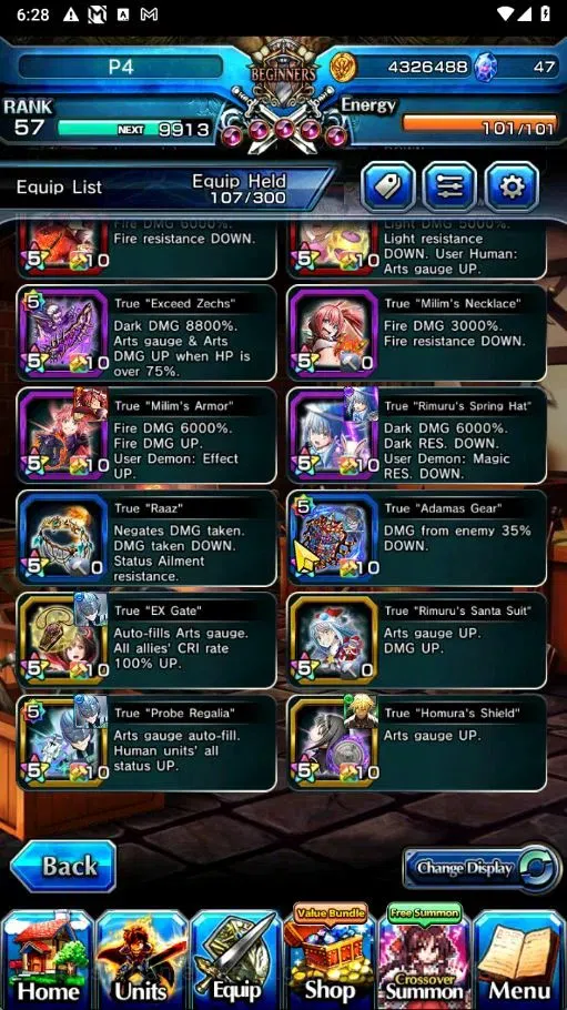 Grand Summoners Accounts Global|Rank 57|12 Ascend+3 TW|[Inumuta,RR Rimuru,S image 7