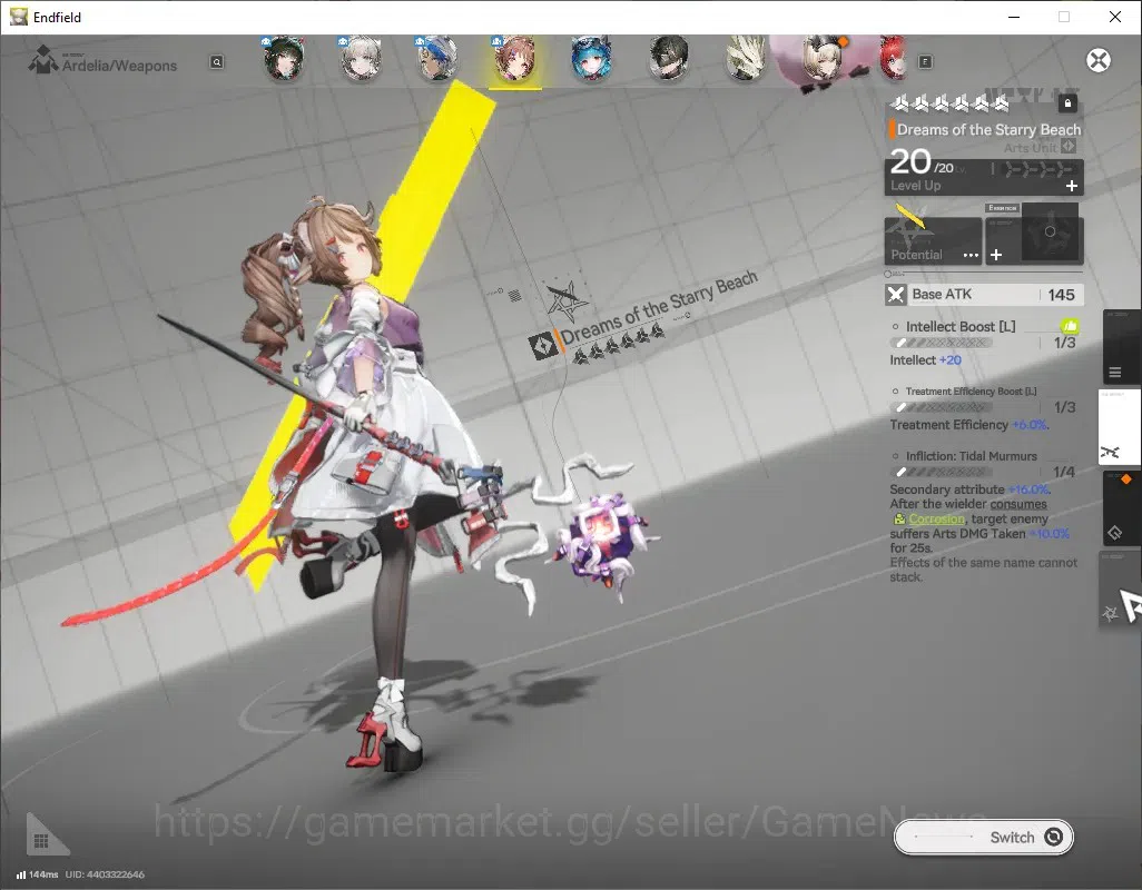 Arknights: Endfield Accounts ASIA|Lv 28|4 SSR (2 Limited) + 6 (6* Weapon) + 1 Weapon Supply|Zhuang 5