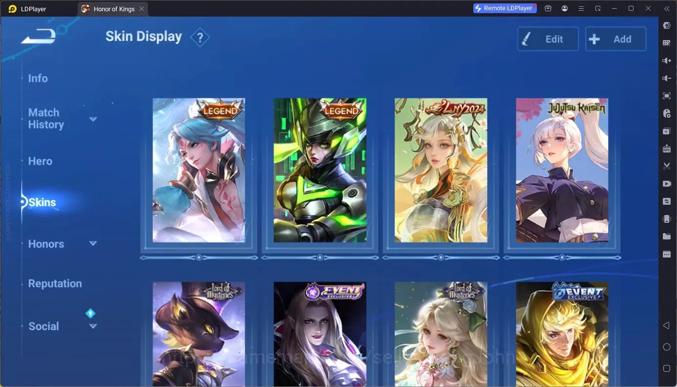 Honor of Kings Accounts Global | 113H 113S | 2 Legend: Lady Sun, Allain | image 3