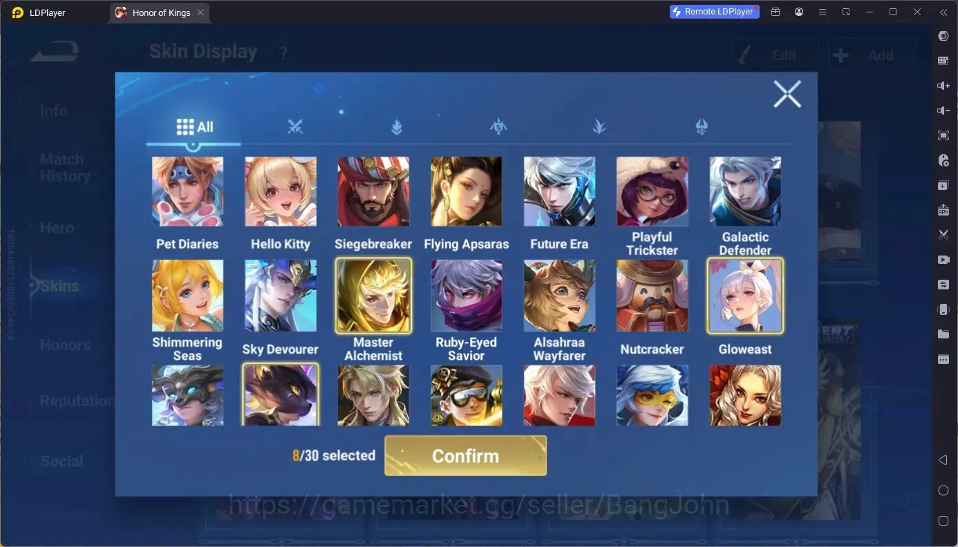 Honor of Kings Accounts Global | 113H 113S | 2 Legend: Lady Sun, Allain | image 5