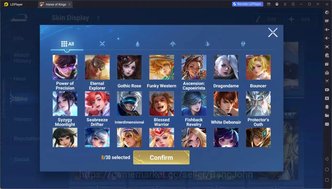 Honor of Kings Accounts Global | 113H 113S | 2 Legend: Lady Sun, Allain | image 6