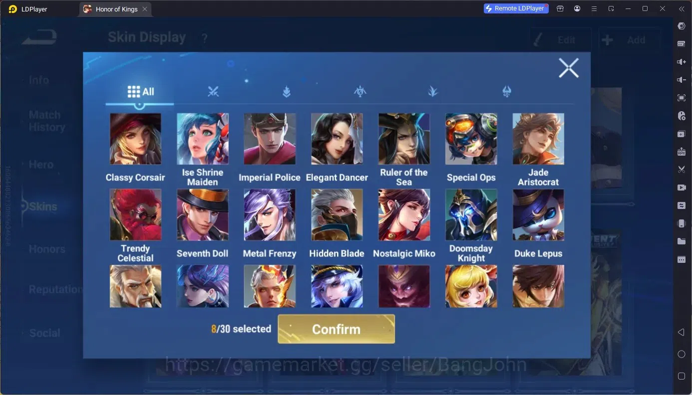 Honor of Kings Accounts Global | 113H 113S | 2 Legend: Lady Sun, Allain | image 7