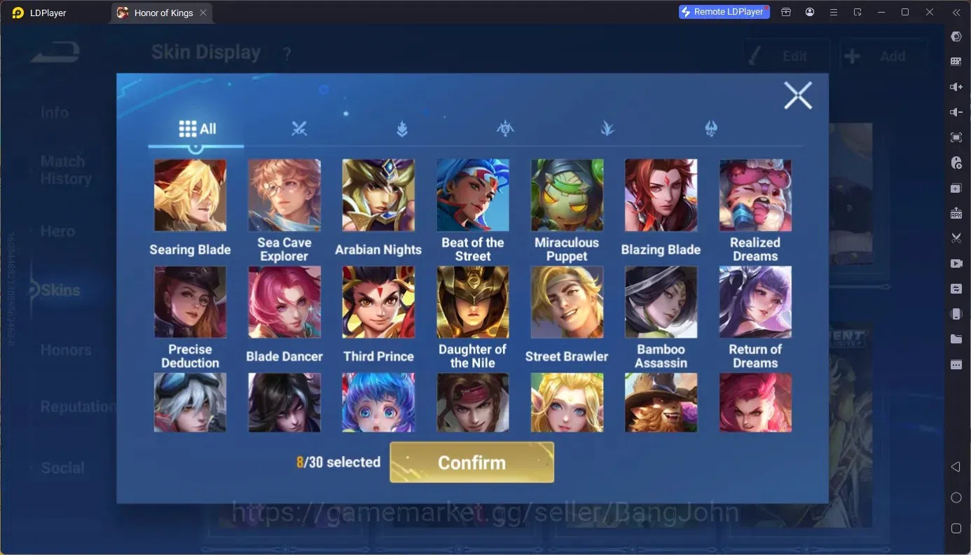 Honor of Kings Accounts Global | 113H 113S | 2 Legend: Lady Sun, Allain | image 8
