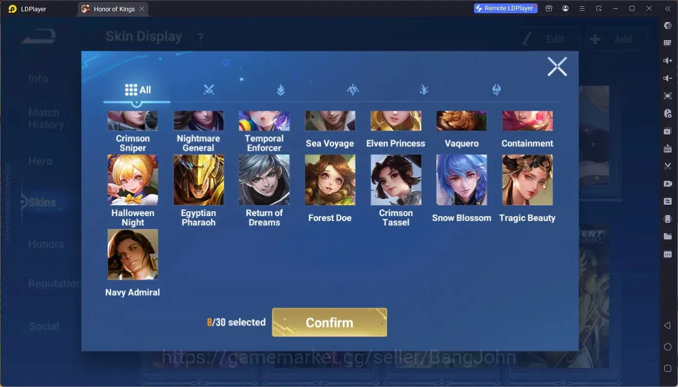 Honor of Kings Accounts Global | 113H 113S | 2 Legend: Lady Sun, Allain | image 9