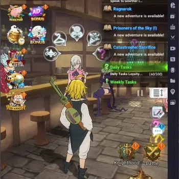 The Seven Deadly Sins: Grand Cross Accounts Endgame ASIA |3.3M Power|LR Meliodas 3/6|UR Menor 1/6,Skuld 1/6,ODK 1/6,Meliza