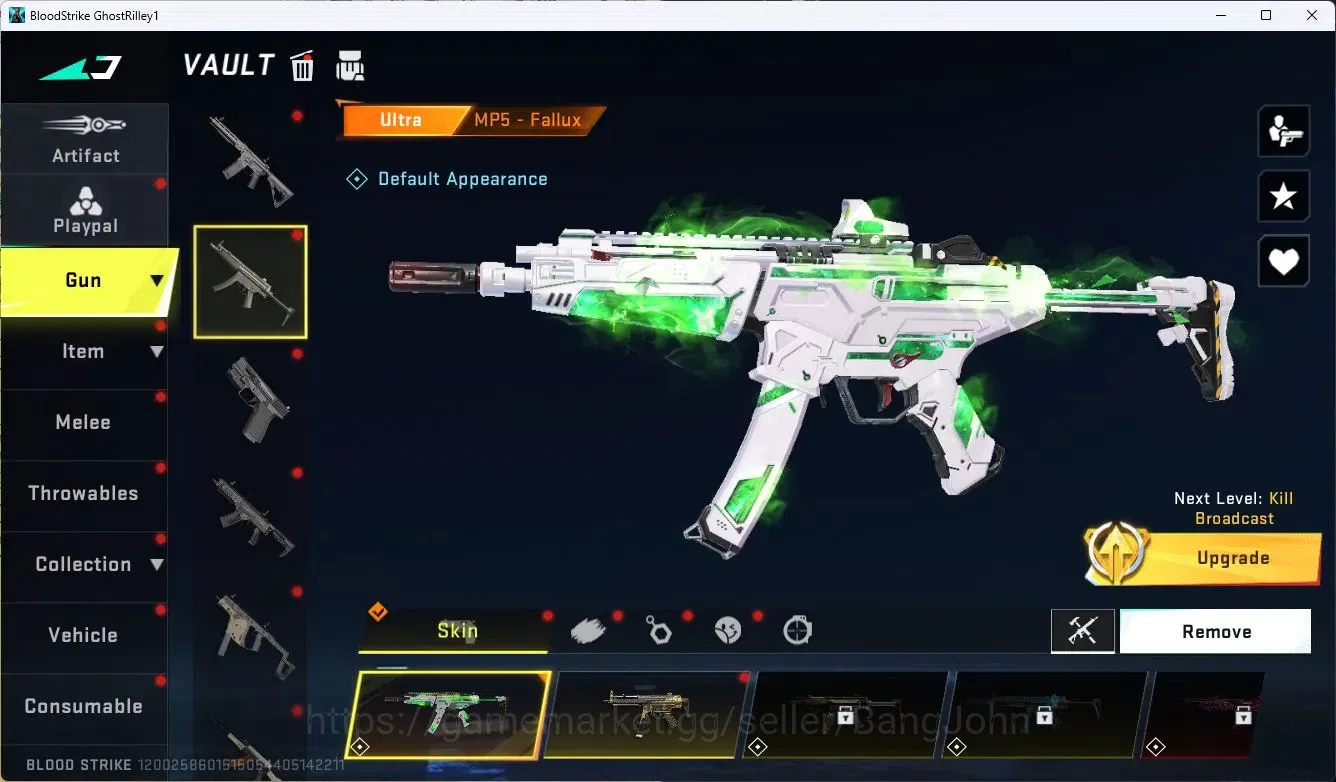 Blood Strike Accounts ASIA|EVOLVED,FAL|COLLAB,FAL,KAR98K|LIMITED,MP7,RPK image 10