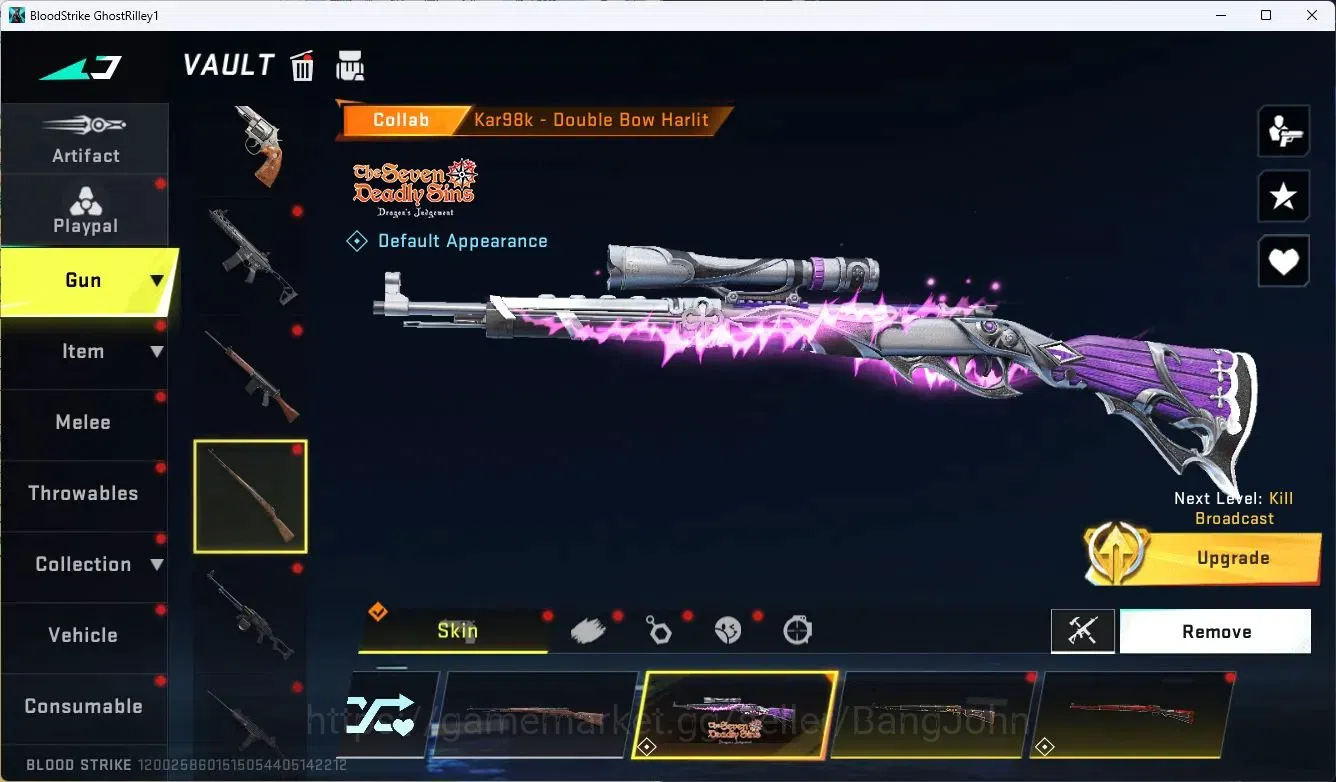 Blood Strike Accounts ASIA|EVOLVED,FAL|COLLAB,FAL,KAR98K|LIMITED,MP7,RPK image 18