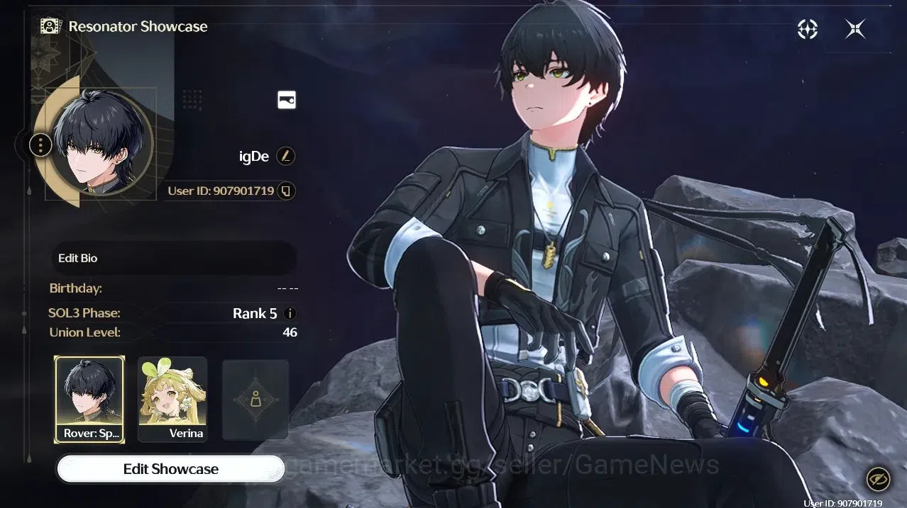 Wuthering Waves Accounts Starter SEA |UL 46|Ready Gacha|70,476 Astrite, 9 Radiant, 153 Lustrous Tide|1 Std Verina|DB Lvl 1
