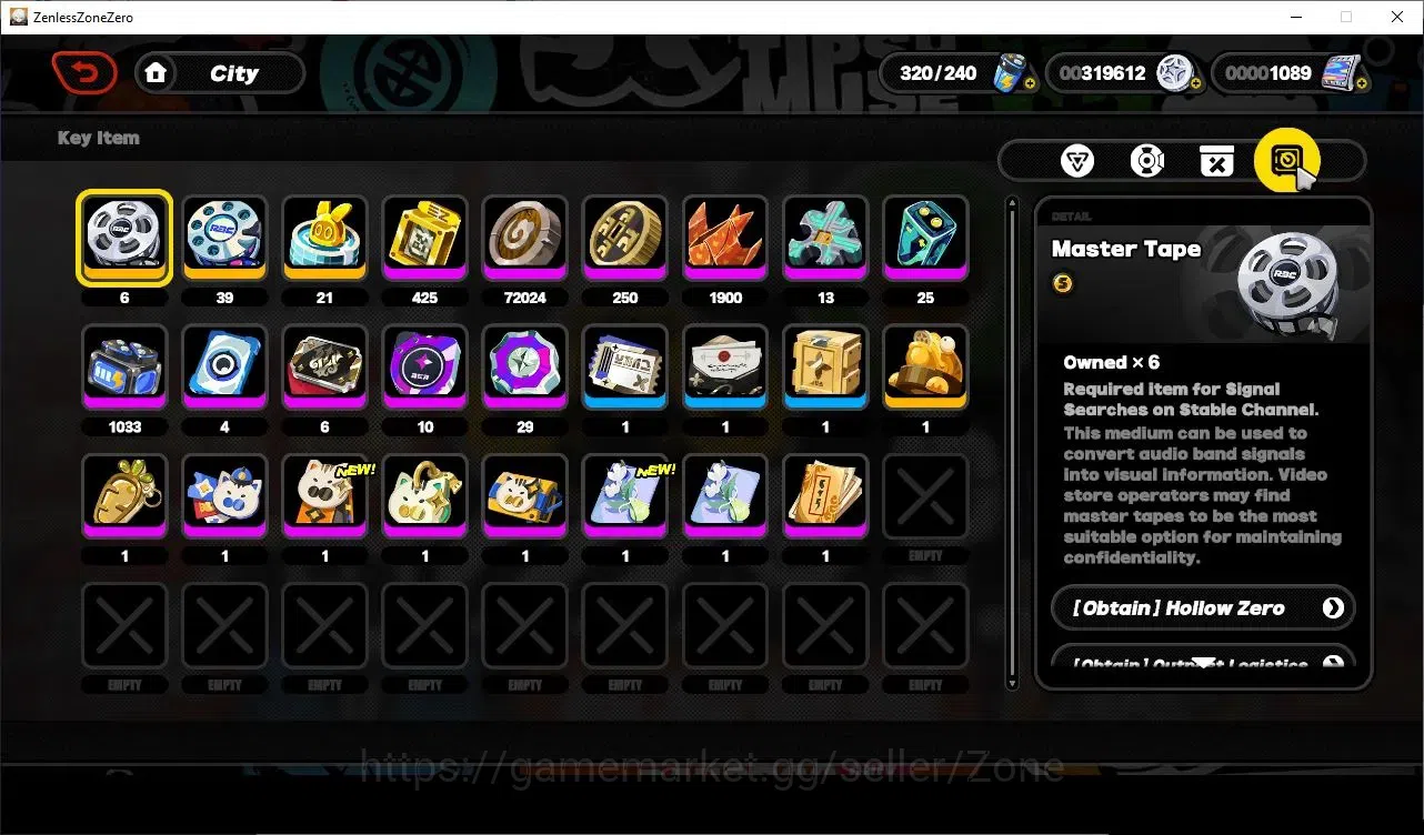 Zenless Zone Zero Accounts Starter ASIA|IK 54|1K Polyc+39 EMT|8 Limited[Shunguang+Sign,S 12