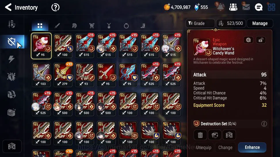 Epic Seven Accounts GLOBAL Unverif|13 ML(SN Yulha,NM Luna,Belian,SS Vi image 2