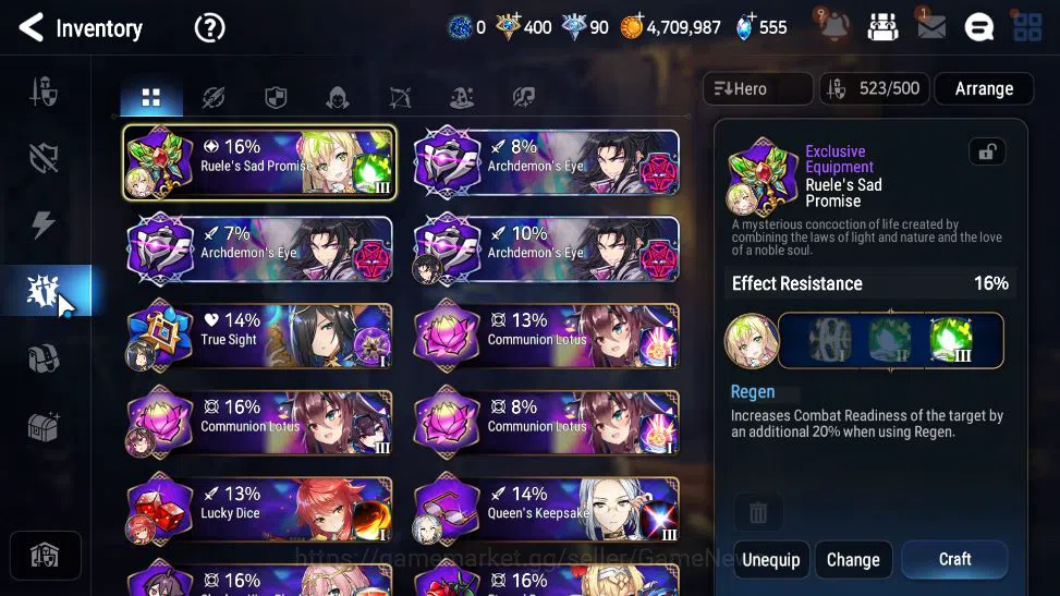 Epic Seven Accounts GLOBAL Unverif|13 ML(SN Yulha,NM Luna,Belian,SS Vi image 4