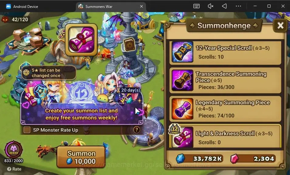 Summoners War: Sky Arena Accounts GLOBAL Lv100|1 LD[Grogen]|20 Total NB5[Layla,Adria image 15