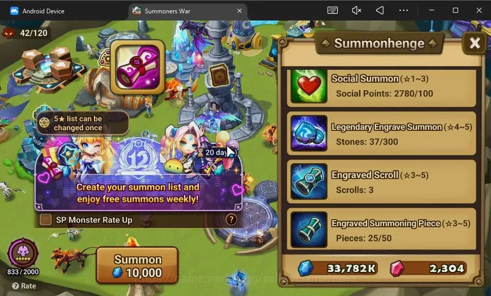 Summoners War: Sky Arena Accounts GLOBAL Lv100|1 LD[Grogen]|20 Total NB5[Layla,Adria image 17