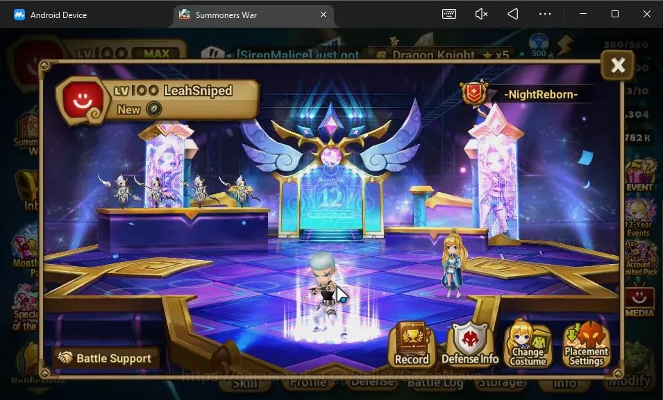 Summoners War: Sky Arena Accounts GLOBAL Lv100|1 LD[Grogen]|20 Total NB5[Layla,Adria image 2