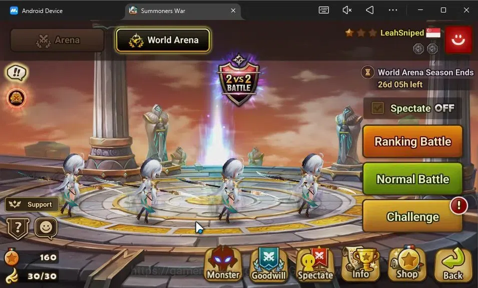 Summoners War: Sky Arena Accounts GLOBAL Lv100|1 LD[Grogen]|20 Total NB5[Layla,Adria image 8