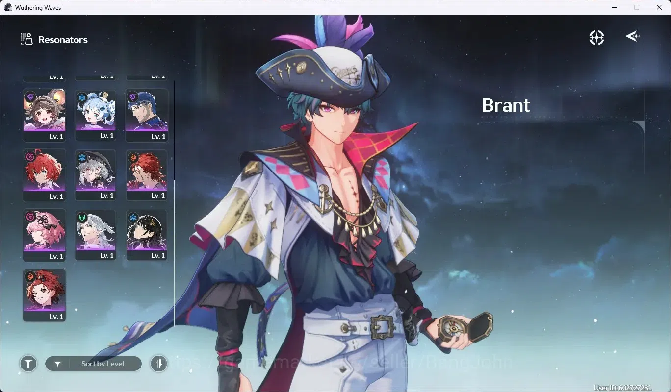 Wuthering Waves Accounts EU |UL 8|Rank 1|Starter|4 Limited Char [brant, mor image 9
