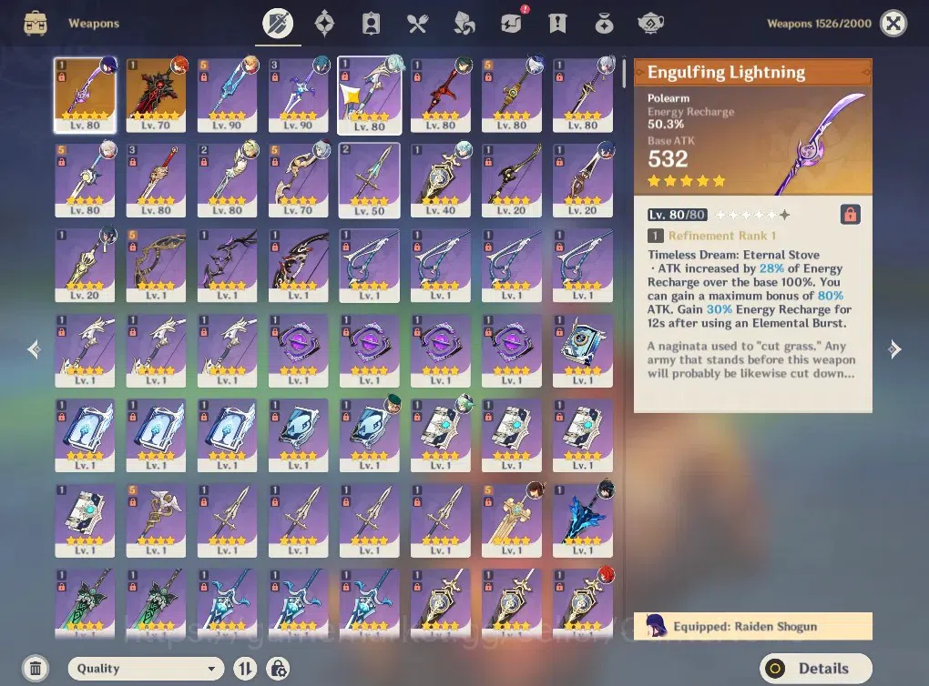 Genshin Impact Accounts ASIA|AR 57|11 Limited +2(*1Weapon)|Mavuika,Raiden+ image 5