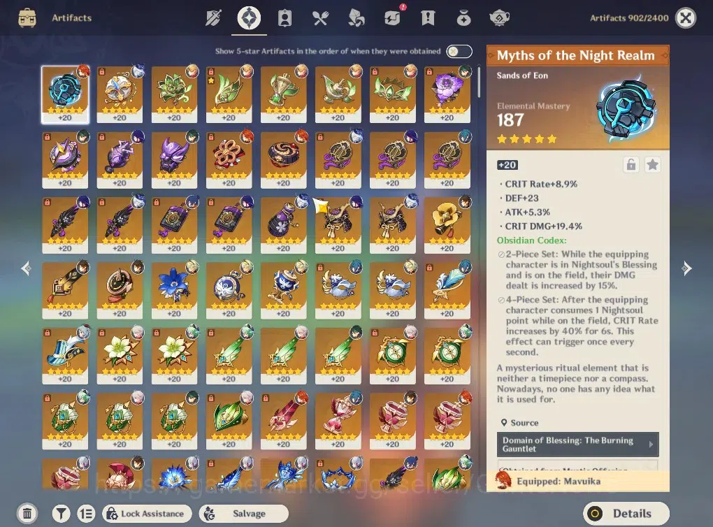 Genshin Impact Accounts ASIA|AR 57|11 Limited +2(*1Weapon)|Mavuika,Raiden+ image 6