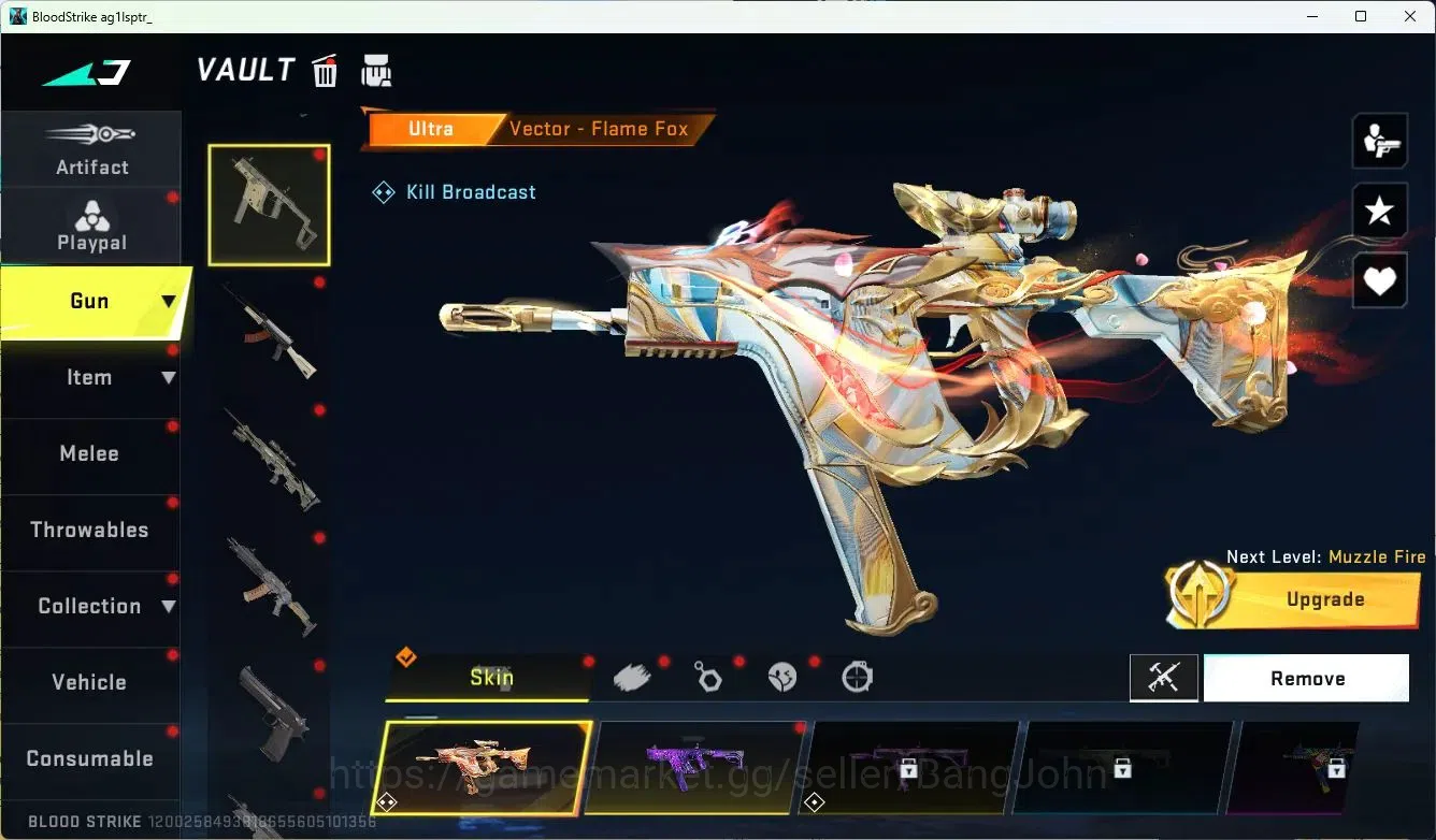 Blood Strike Accounts ASIA|COLLAB=KAR98K,MCX,SCAR,|LIMITED=URB,MP155,AR9 image 15