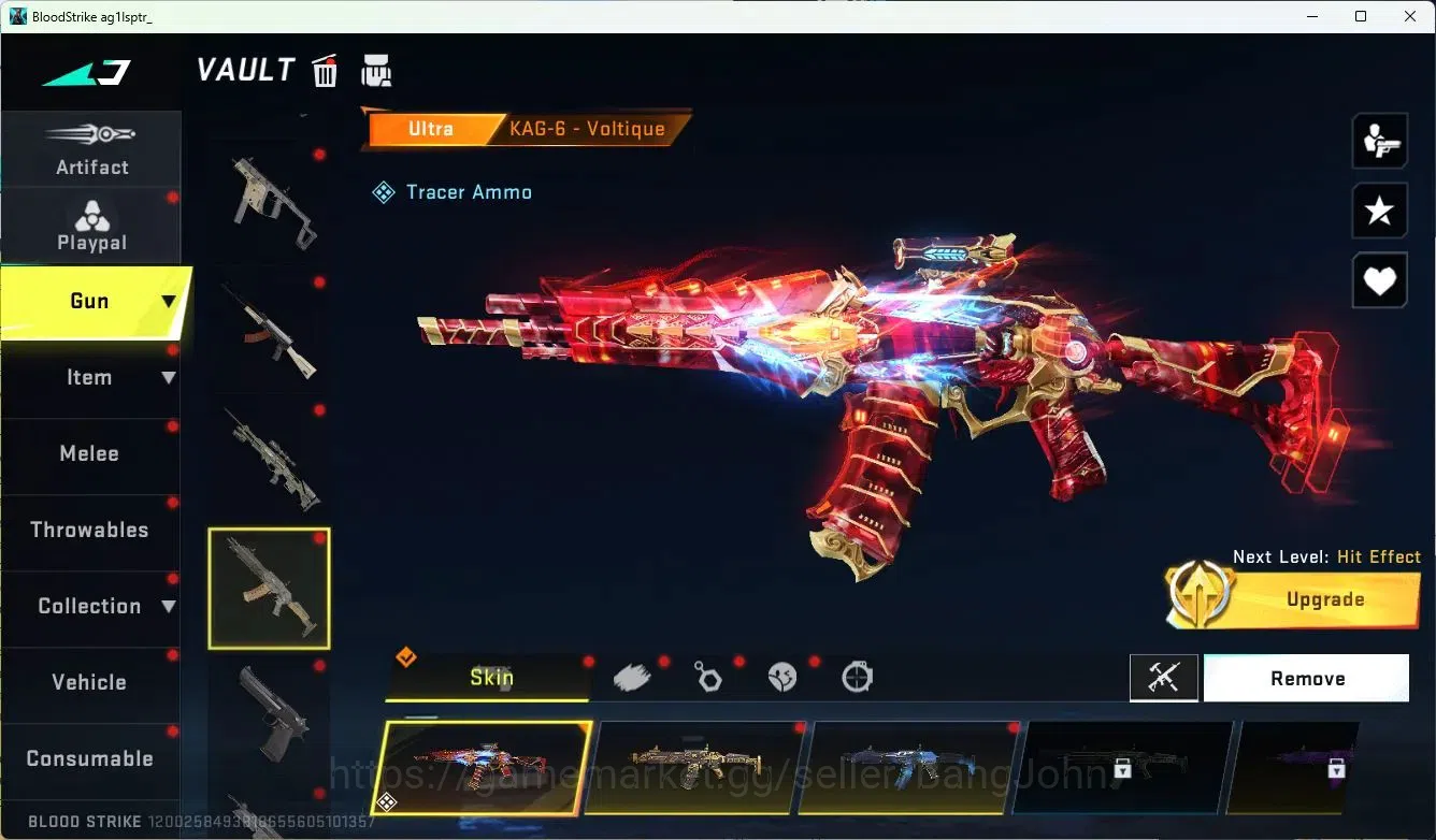 Blood Strike Accounts ASIA|COLLAB=KAR98K,MCX,SCAR,|LIMITED=URB,MP155,AR9 image 16