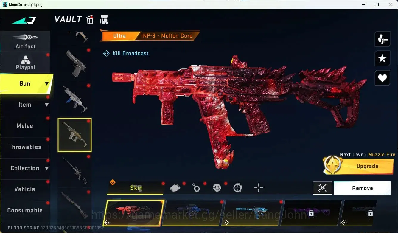 Blood Strike Accounts ASIA|COLLAB=KAR98K,MCX,SCAR,|LIMITED=URB,MP155,AR9 image 19