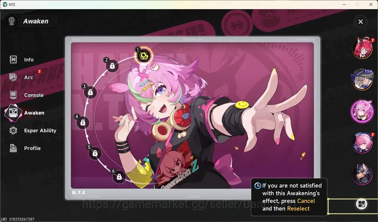 Neverness to Everness Accounts SEA | Starter Lv 3 | 2 SSR (Nanally,Jiuyuan)+ 6 SR image 11