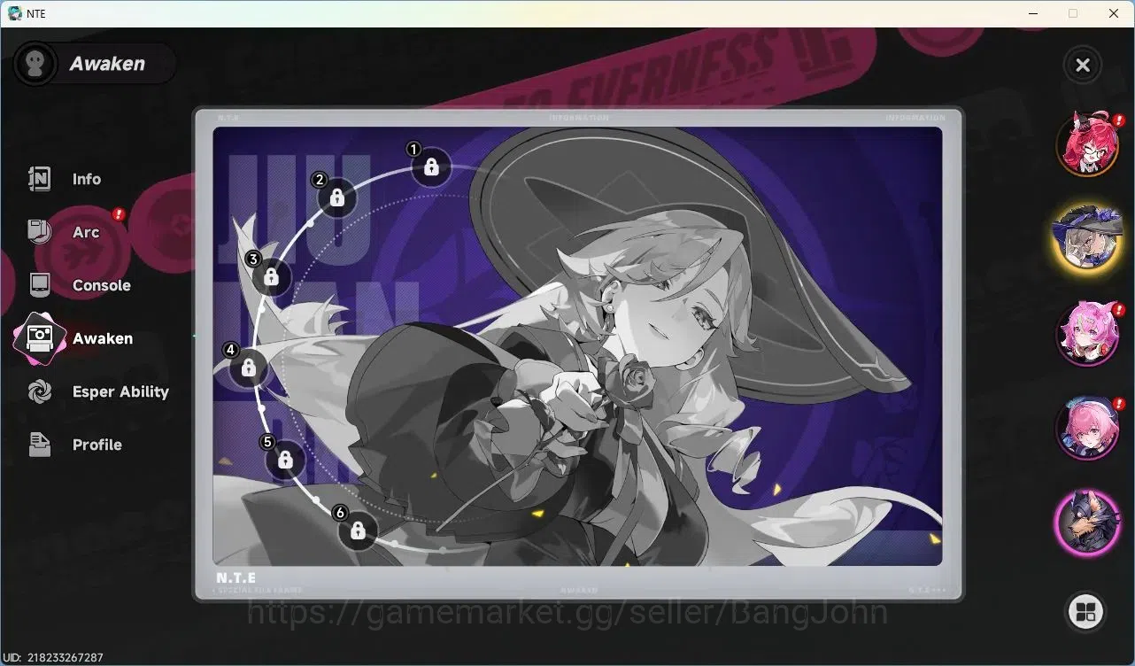 Neverness to Everness Accounts SEA | Starter Lv 3 | 2 SSR (Nanally,Jiuyuan)+ 6 SR image 13
