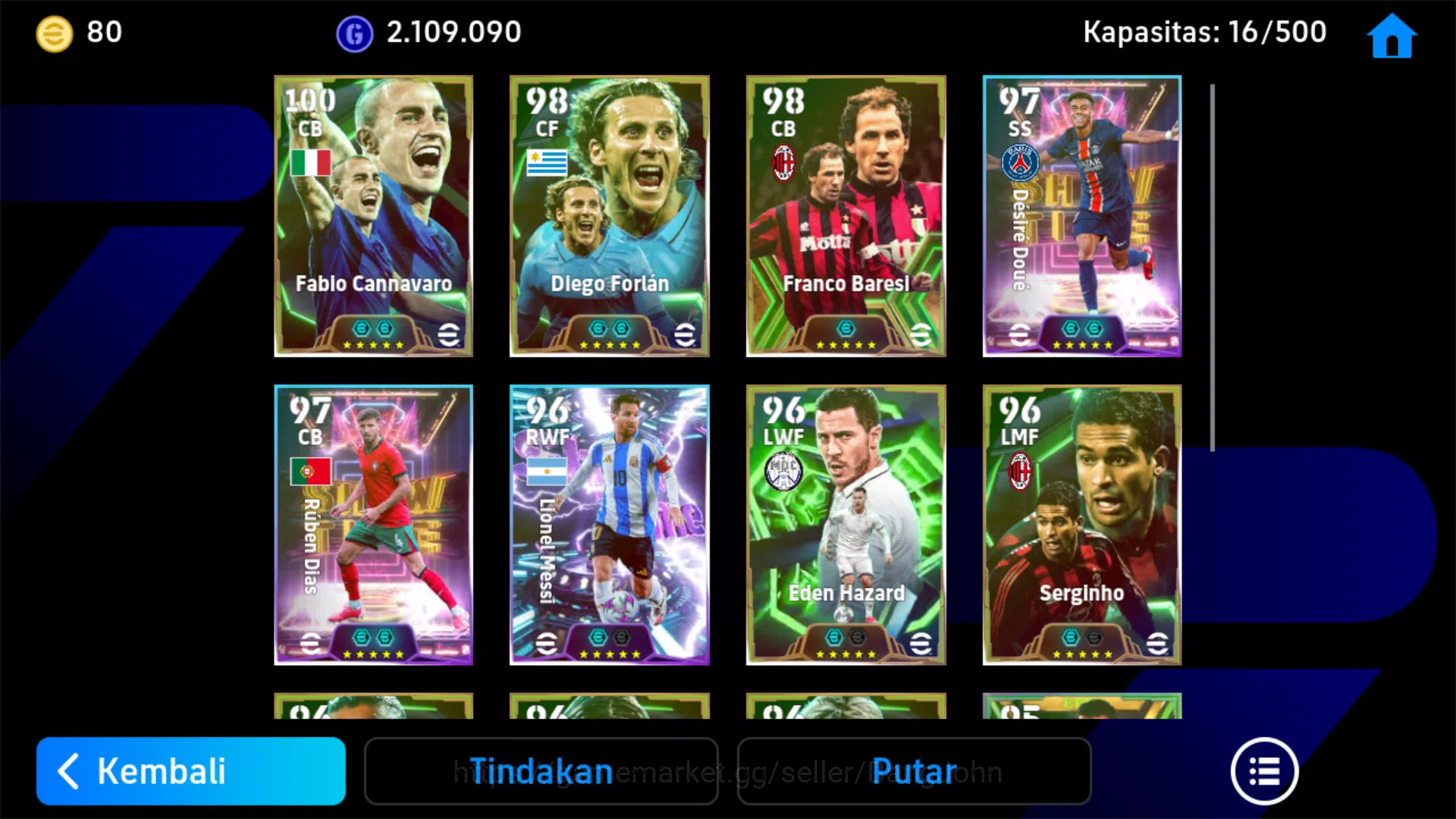 eFootball Accounts Power 3149 | ruben dias showtime | desire doue sho image 4
