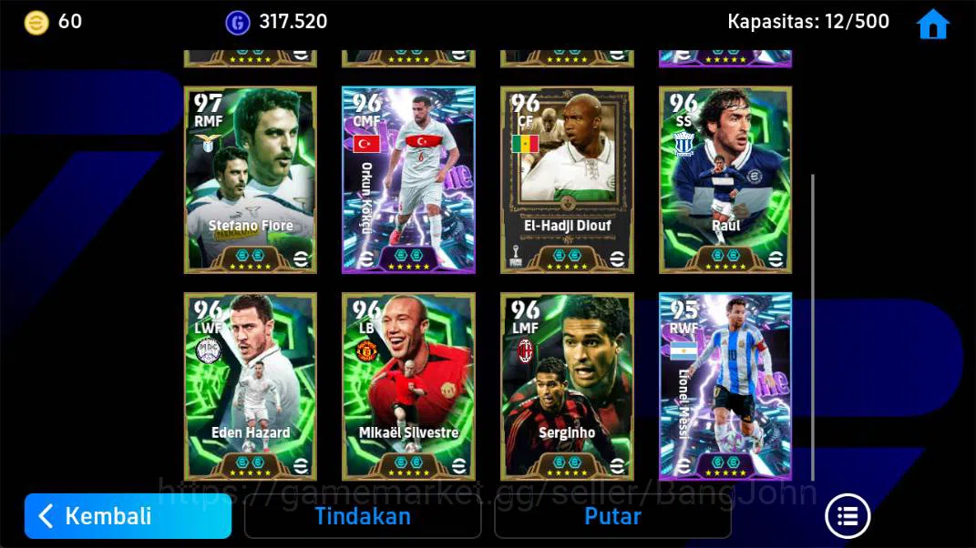 eFootball Accounts Power 3130, Pele legend, X Alonso, Totti Epic, S f image 5