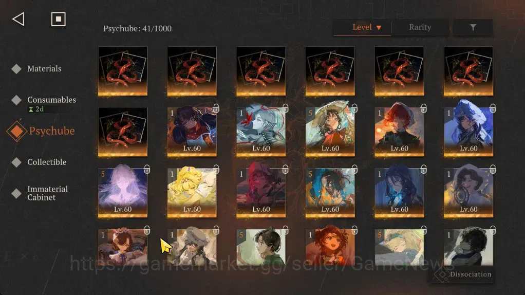Reverse: 1999 Accounts Midgame GLOBAL|Lvl 68|29 (*6 Crew) (4 10