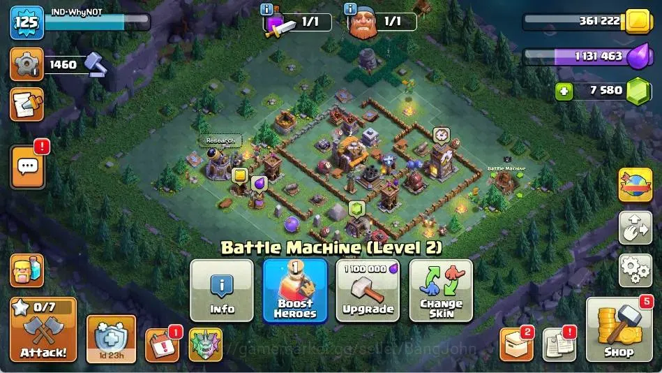 Clash of Clans Accounts Global |TH 15-BH 5|LVL 125|BK 54,AQ 58,MP 42,GW 43 image 20