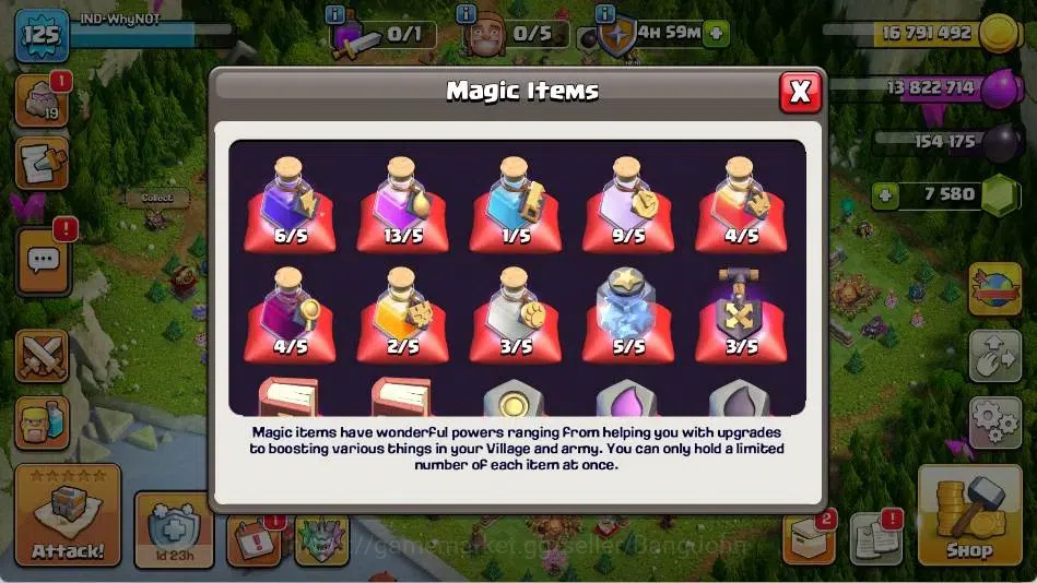 Clash of Clans Accounts Global |TH 15-BH 5|LVL 125|BK 54,AQ 58,MP 42,GW 43 image 3