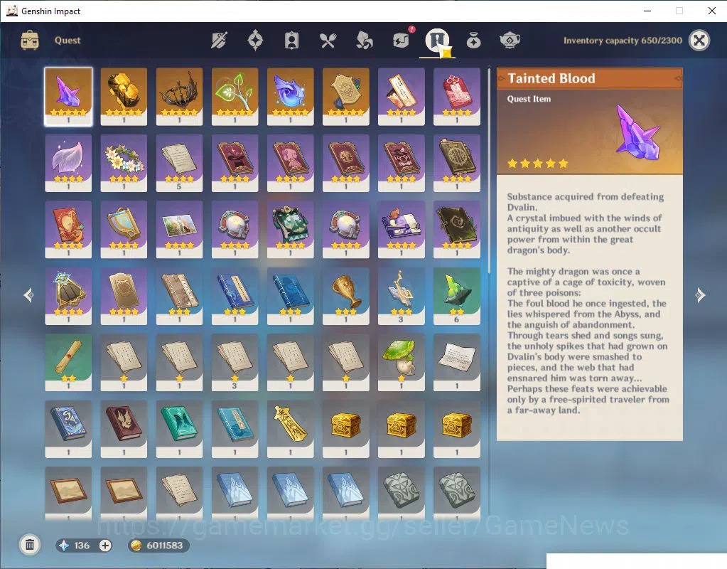 Genshin Impact Accounts Mid Game ASIA|AR 55|4 Limited + 2(*5Weapon)| HuTao C2+Sign,Nahida+Sign,Furina,Chasca |MC Female|Take 8