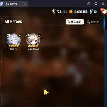 Epic Seven Accounts Starter Global Unverif|Best Starter|2 ML(Lisette,M.Chloe)|PoH ON|Side Story Locked|Stove(ES1342Z)