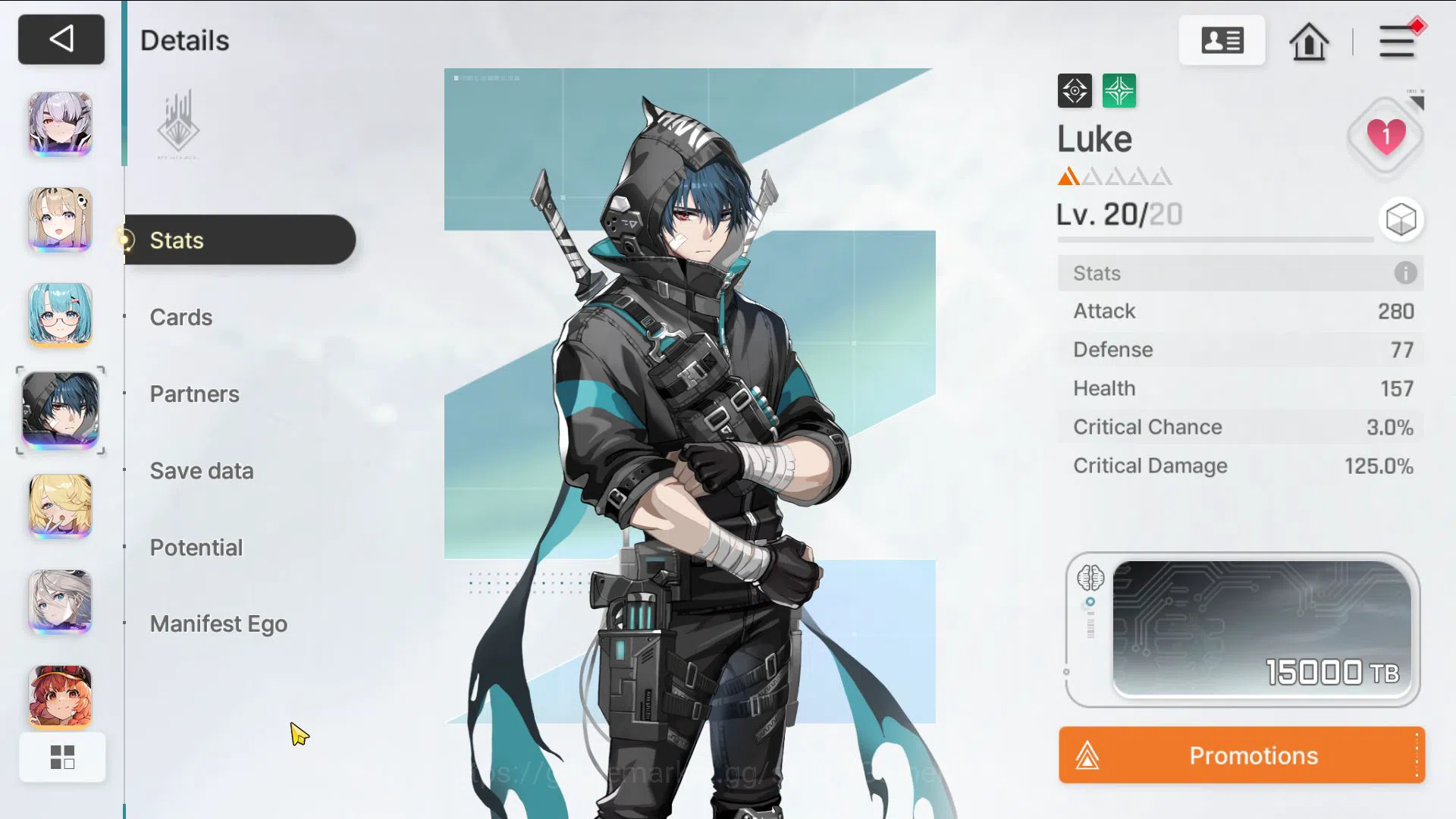 Chaos Zero Nightmare Accounts GLOBAL Lv23|5SSR(Khalipe,Haru,Orlea,Renoa,Luke)9SR image 17