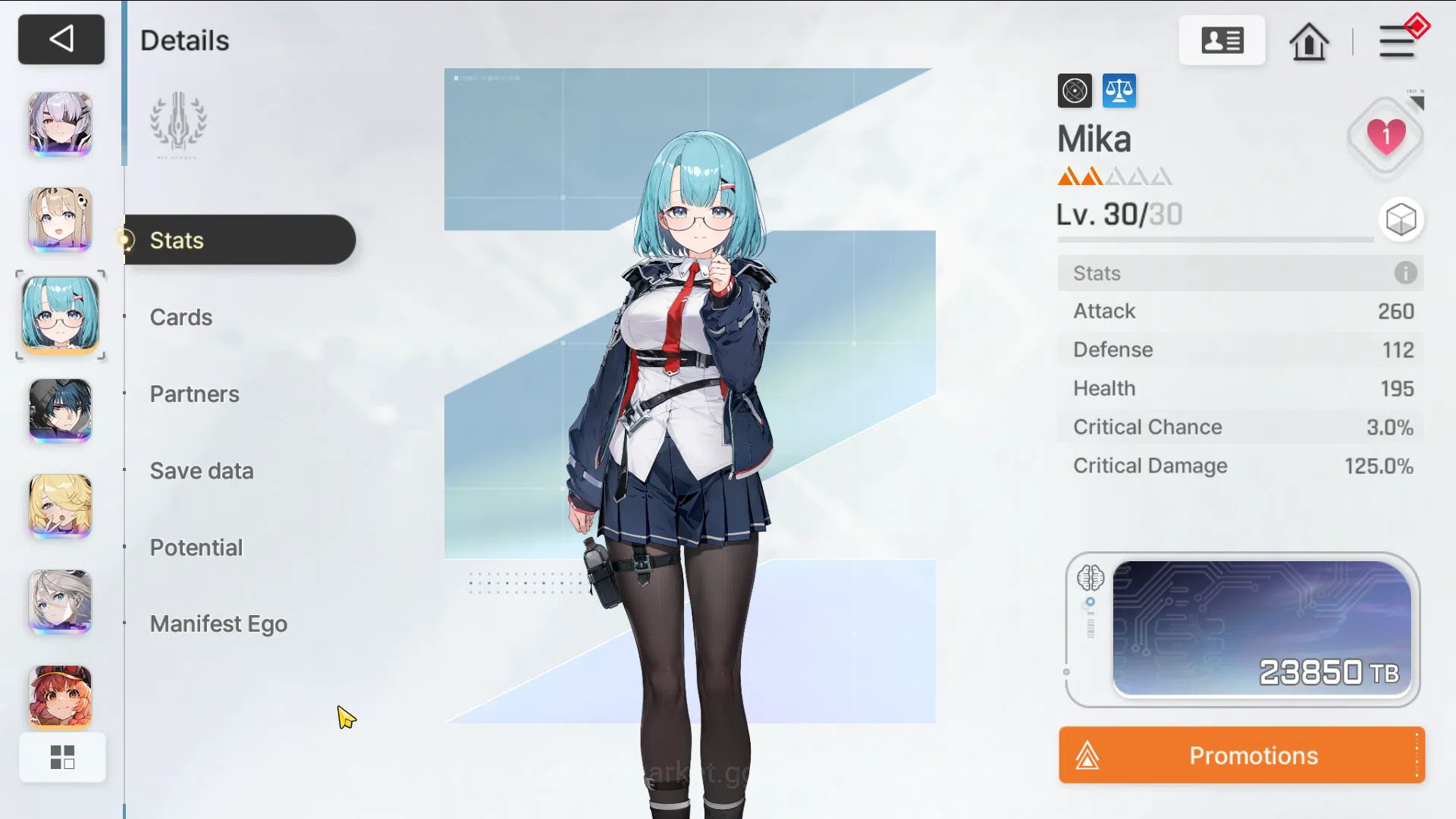 Chaos Zero Nightmare Accounts GLOBAL Lv23|5SSR(Khalipe,Haru,Orlea,Renoa,Luke)9SR image 20