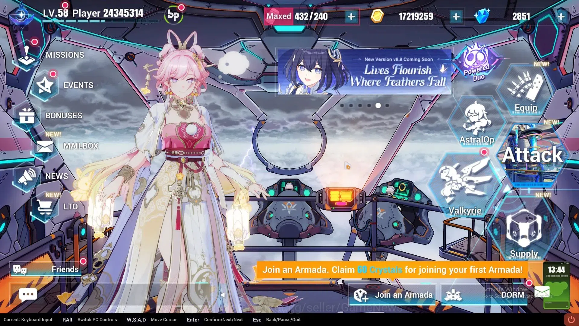 Honkai Impact 3rd Accounts SEA Lv58|2,8K Crys|4 Fullset|Elysia Hi Love Elf 4/ image 1