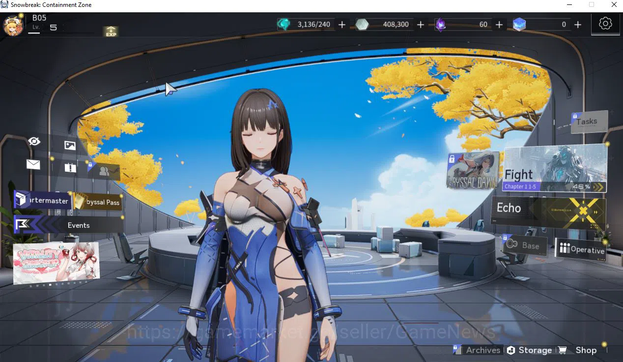 Snowbreak: Containment Zone Accounts SEA | Lv 5 | Starter Box Limit SSR And Weapon + 3 Char SSR (Riptide,Nightglow,Winter