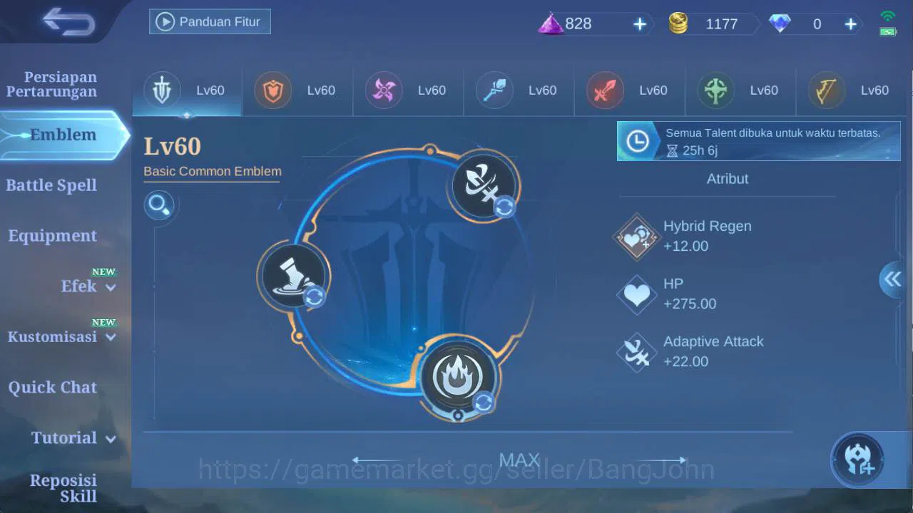 Mobile Legends: Bang Bang Accounts hero 111 skin 176 sanrio florin, saber rafaela, dr image 10