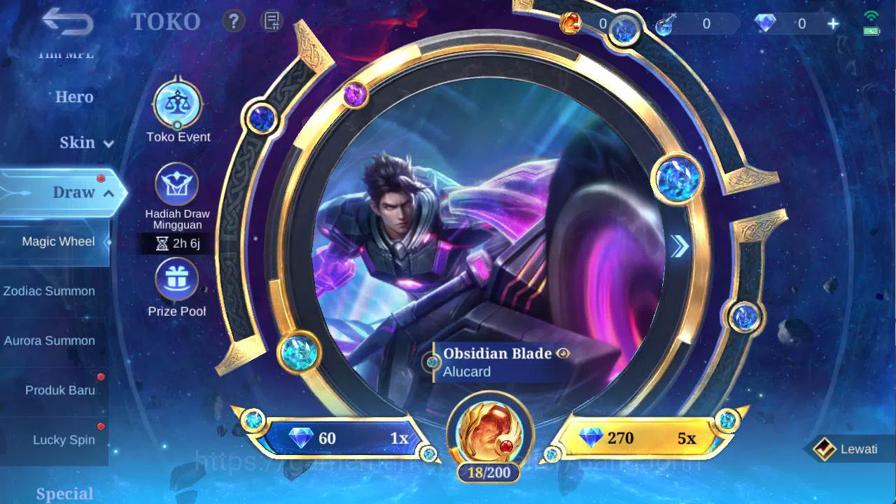 Mobile Legends: Bang Bang Accounts hero 111 skin 176 sanrio florin, saber rafaela, dr image 13