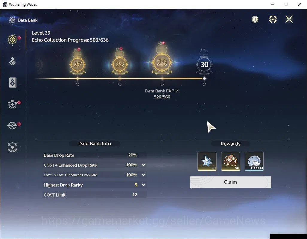 Wuthering Waves Accounts NA|UL 46|121 Lustrous Tide|1 Limited| [Luuk Hersse image 4