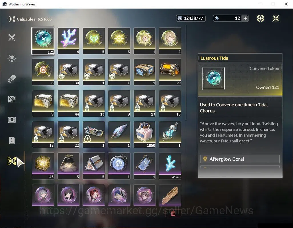 Wuthering Waves Accounts NA|UL 46|121 Lustrous Tide|1 Limited| [Luuk Hersse image 9