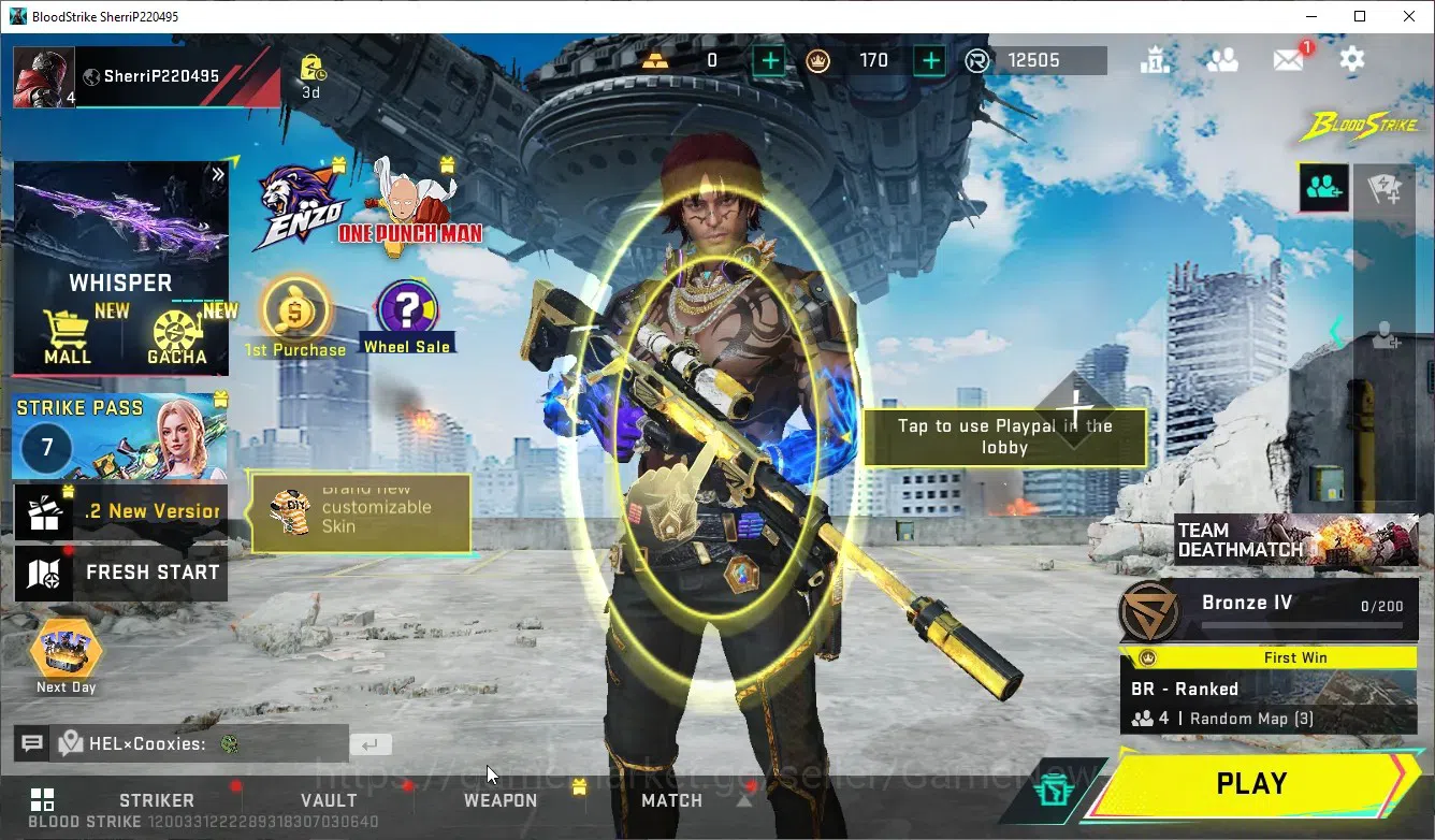 Blood Strike Accounts Collab Skin ASIA|1 ULTRA NACHO-EDM|3 Legendary(M4A1Venom,Kala-Celestial,VSS Explorer)|Log Netease|Take 1