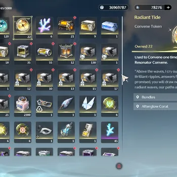 Wuthering Waves Accounts Mid-Game SEA |UL 48|Ready Gacha|78,276 Astrite, 22 Radiant, 120 Lustrous Tide|2 Std Char|Female