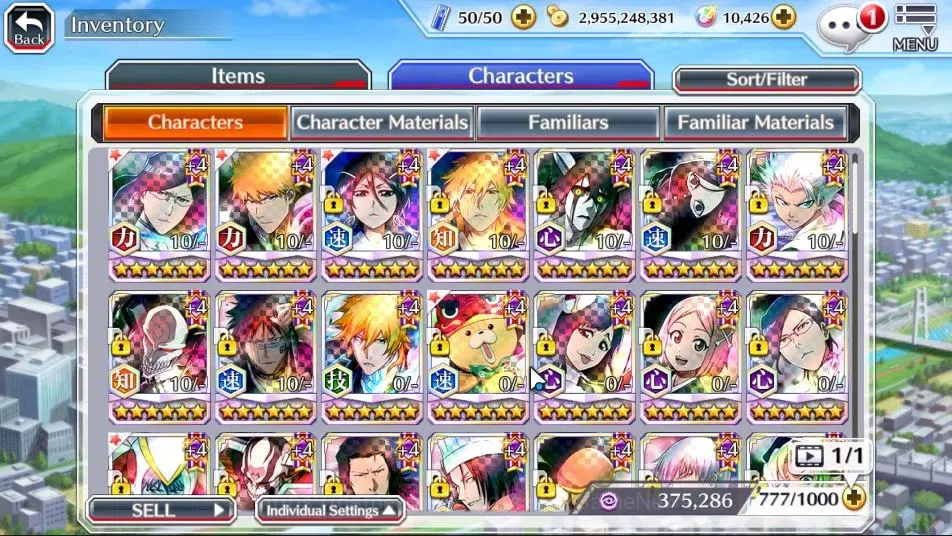 Bleach: Brave Souls Accounts GLOBAL 2M POWER+10 Orb|28 MT[New Ichigo Renewed,TY image 10