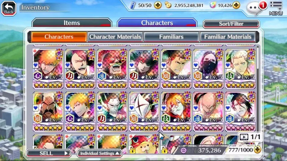 Bleach: Brave Souls Accounts GLOBAL 2M POWER+10 Orb|28 MT[New Ichigo Renewed,TY image 12