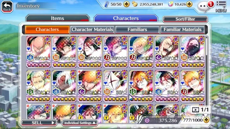 Bleach: Brave Souls Accounts GLOBAL 2M POWER+10 Orb|28 MT[New Ichigo Renewed,TY image 9